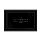 The Onyx Charcoal Threshold: "The Grand Declaration" (Indoor Mat)