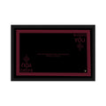 The Onyx Ruby Threshold: Blessed Coming & Going (Indoor Mat)