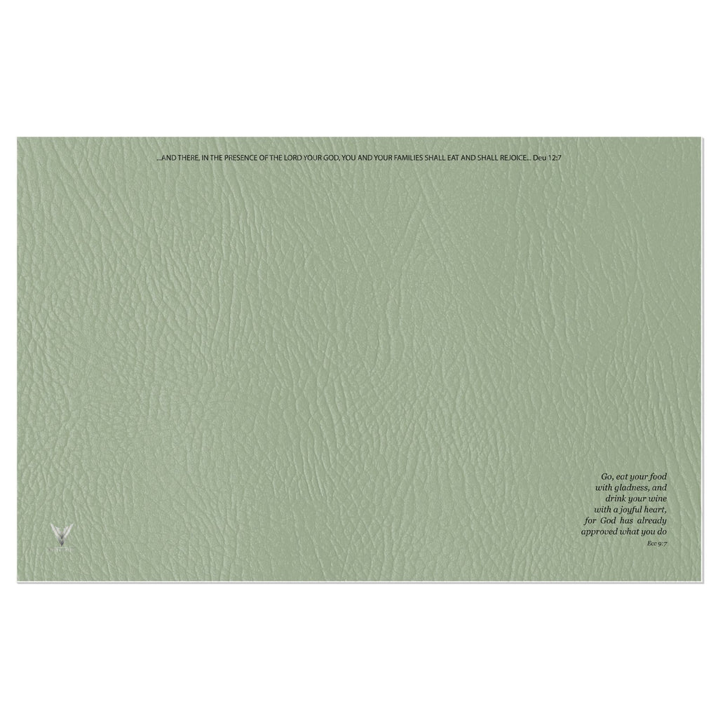 The Matte Hyssop Mist Vinyl Placemats