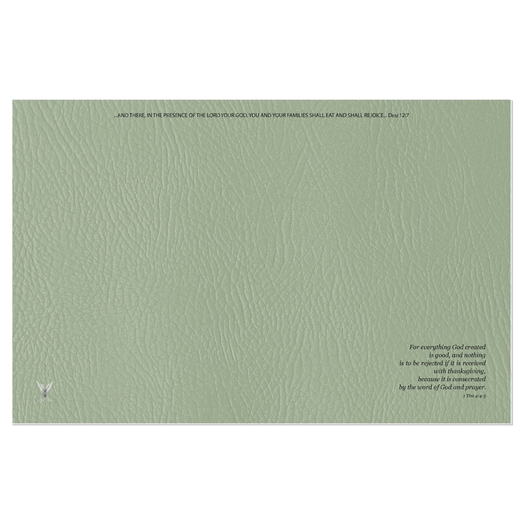 The Matte Hyssop Mist Vinyl Placemats