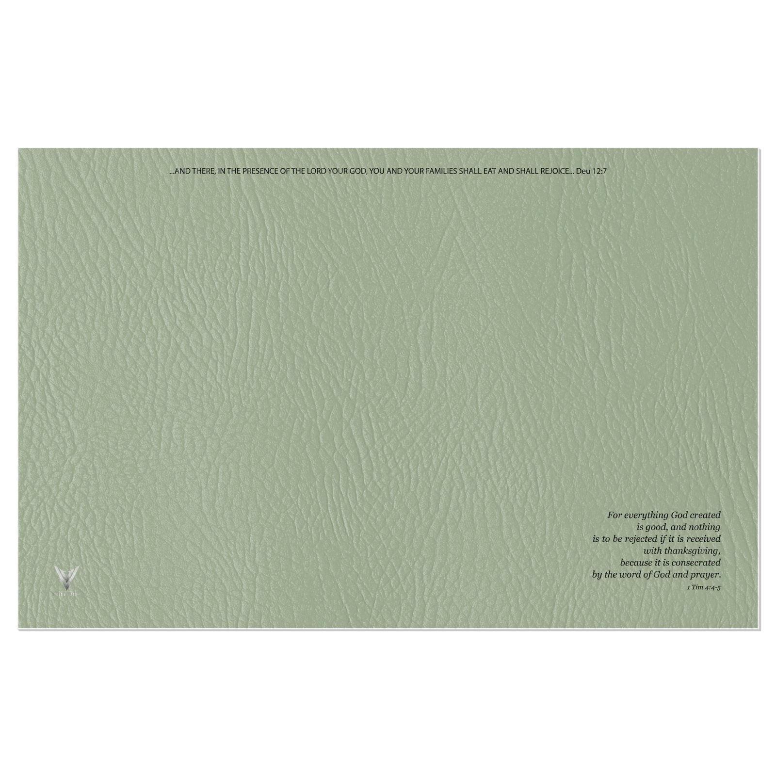 The Matte Hyssop Mist Vinyl Placemats