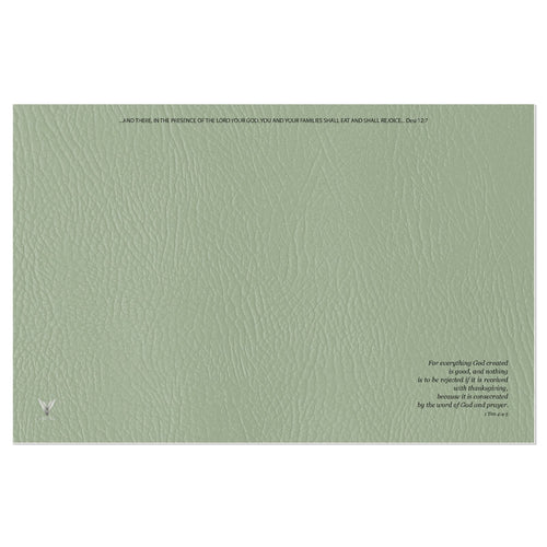 The Matte Hyssop Mist Vinyl Placemats