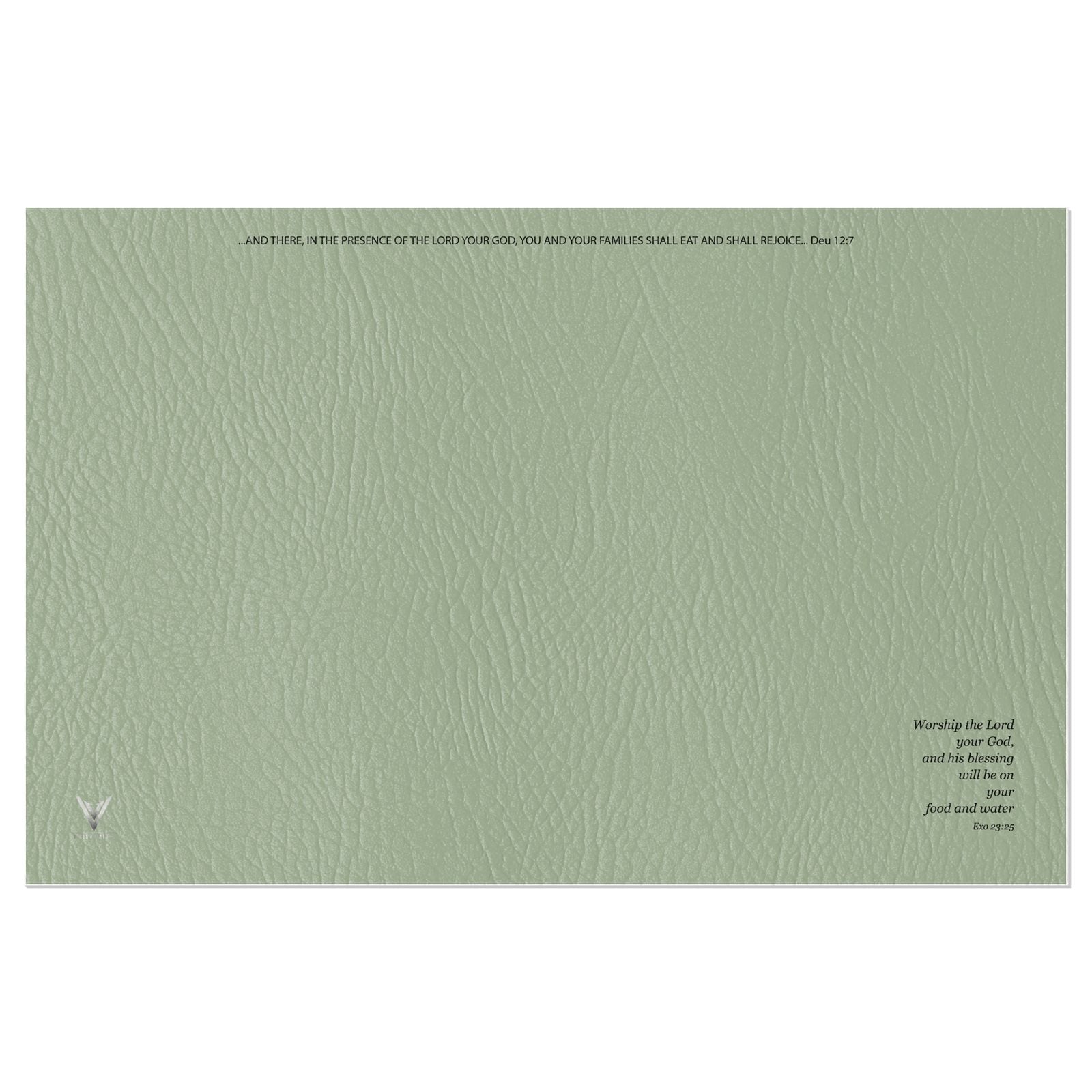 The Matte Hyssop Mist Vinyl Placemats