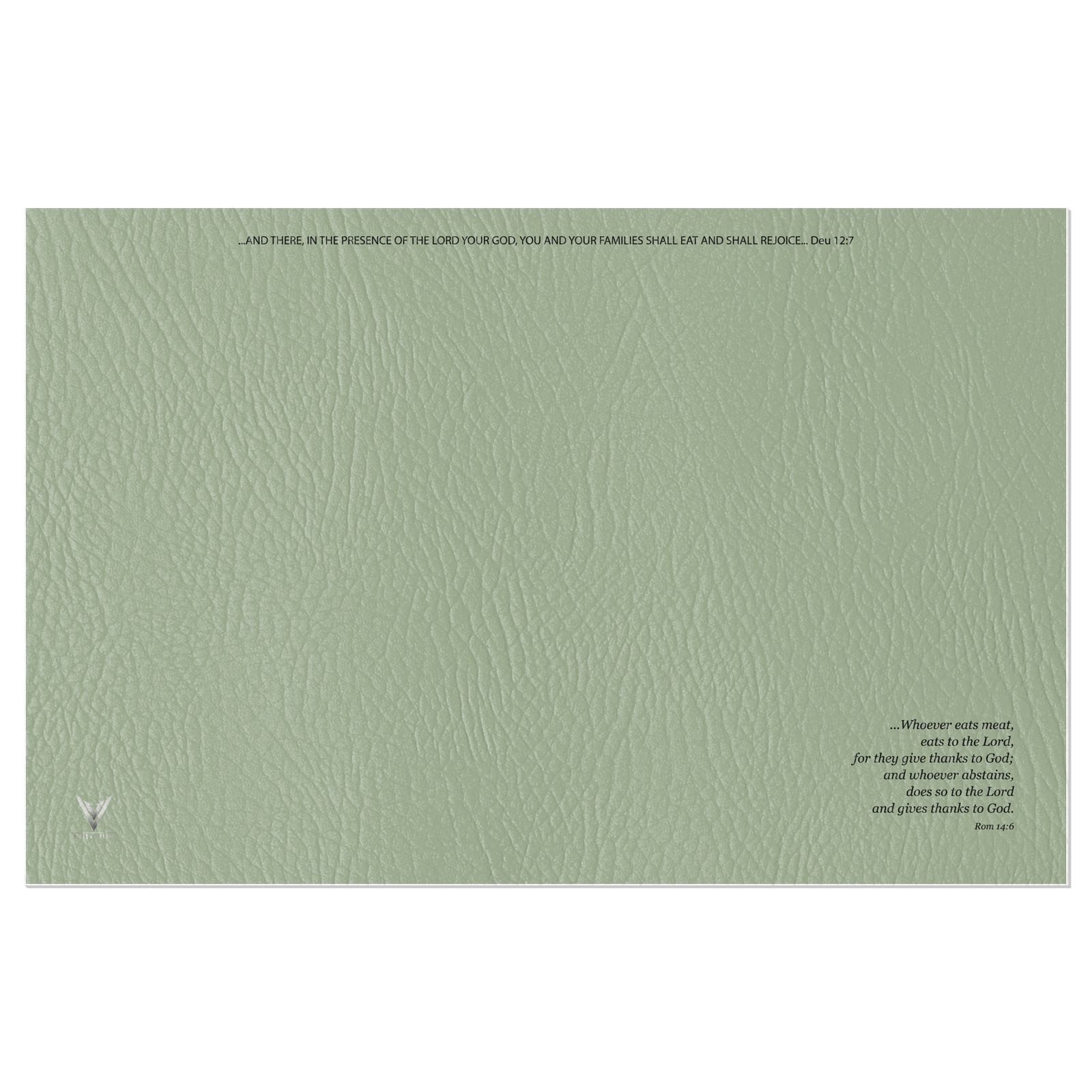 The Matte Hyssop Mist Vinyl Placemats