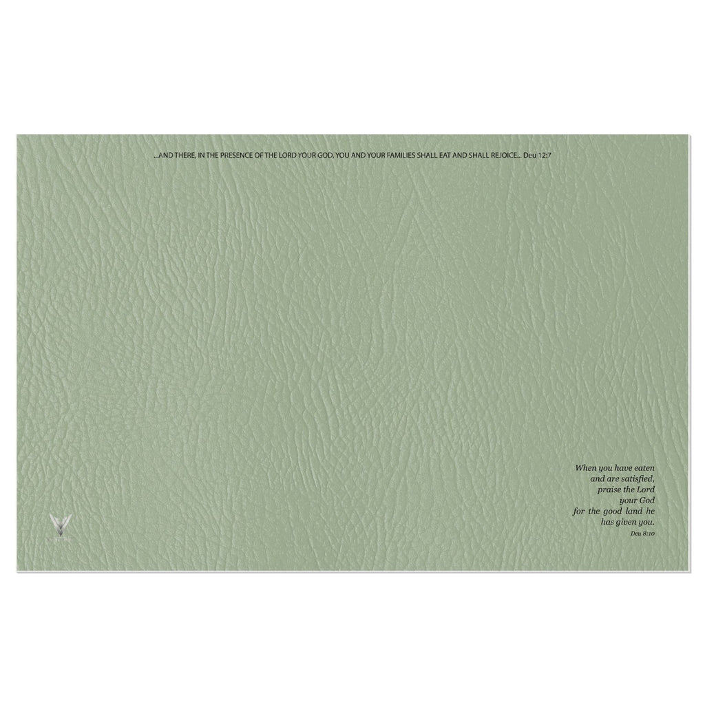 The Matte Hyssop Mist Vinyl Placemats