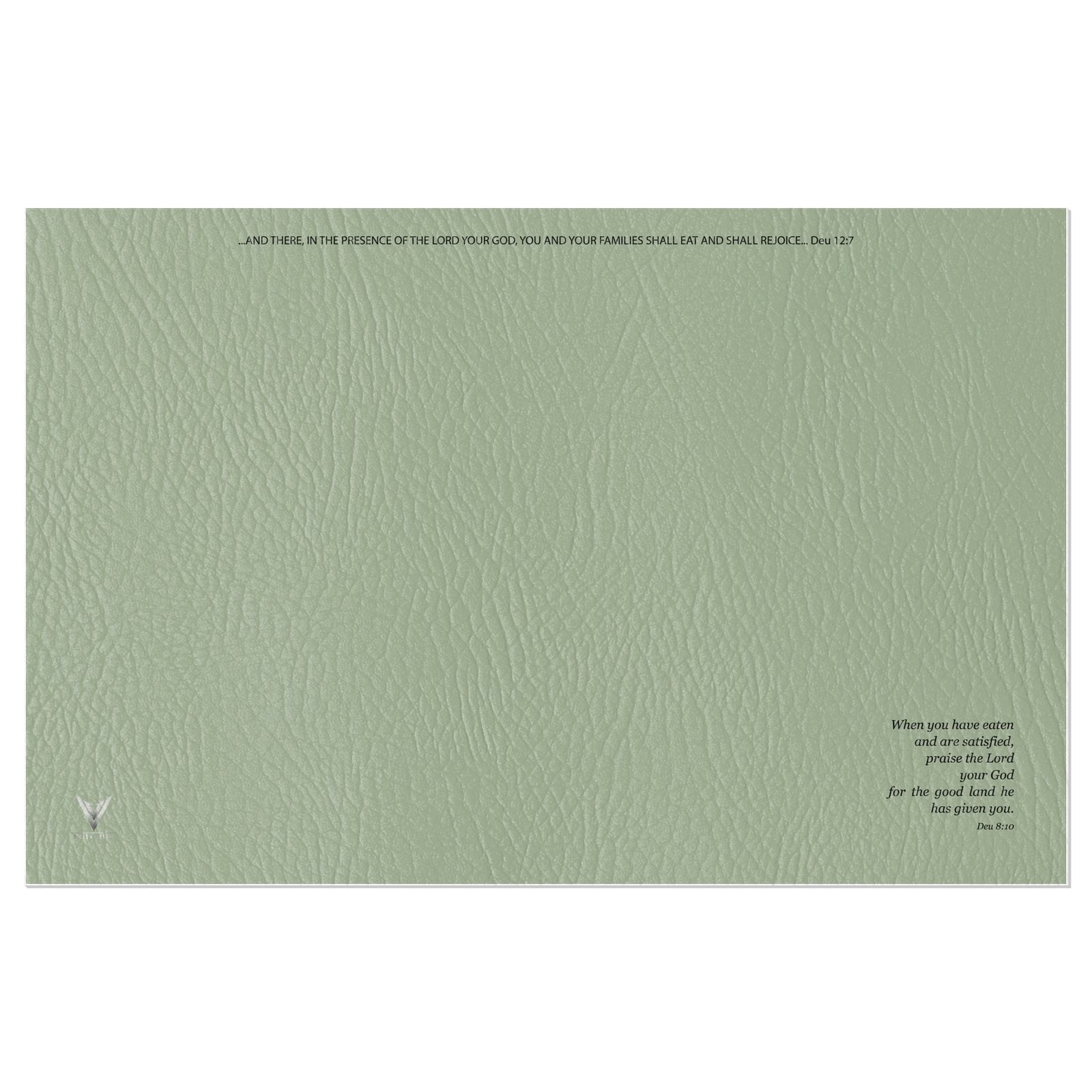 The Matte Hyssop Mist Vinyl Placemats