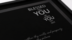 The Onyx Charcoal Gateway: Blessed Going & Peace Within (Indoor Mat)