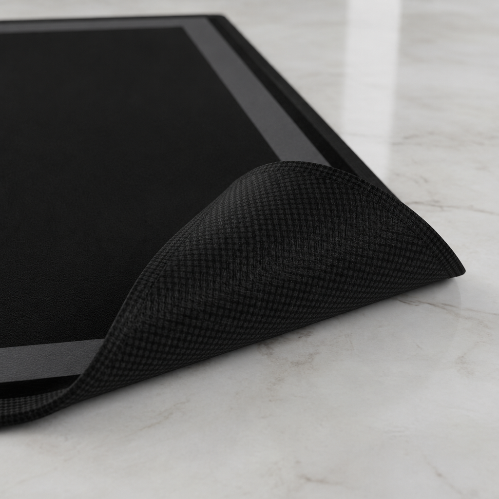 The Onyx Charcoal Threshold: "The Grand Declaration" (Indoor Mat)