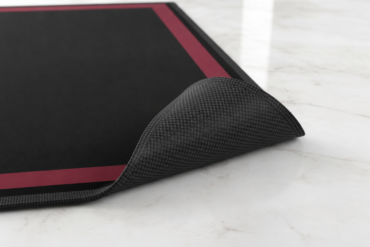 The Onyx Ruby Threshold: Blessed Coming & Going (Indoor Mat)