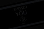 The Onyx Charcoal Gateway: Blessed Going & Coming (Indoor Mat)
