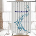 The Cleanse Premium Shower Curtain